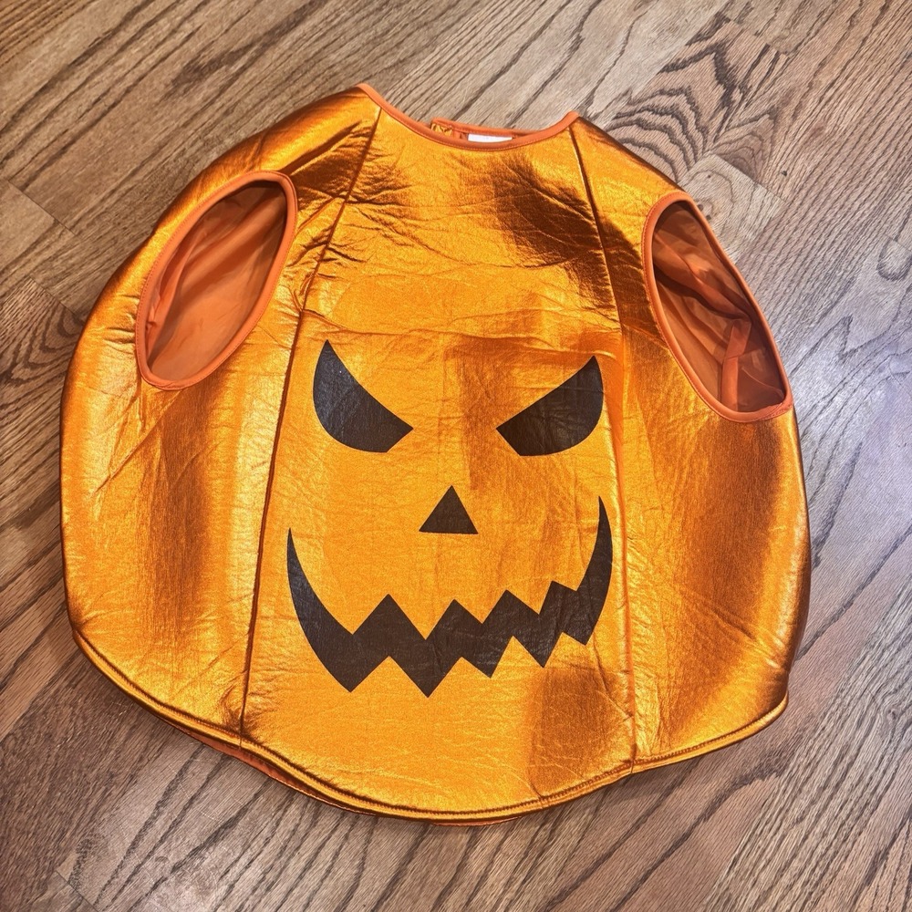 H&M Kids Pumpkin Halloween Costume 4T Orange Jack O Lantern